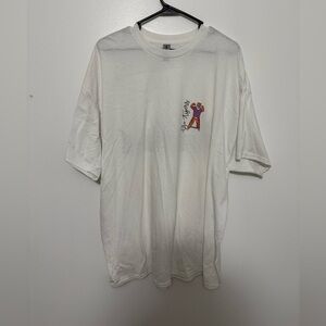 Gildan White Tee with Clemson Tiger Stadium on Back